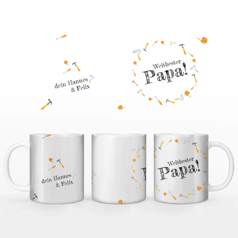 Motivtasse Vatertag "Hammer Papa"